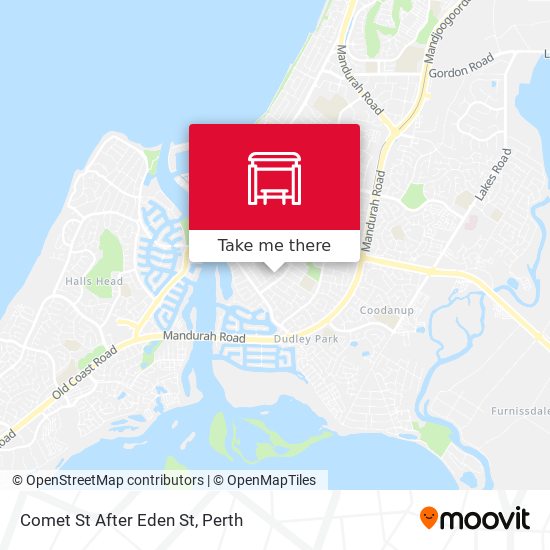 Comet St After Eden St map