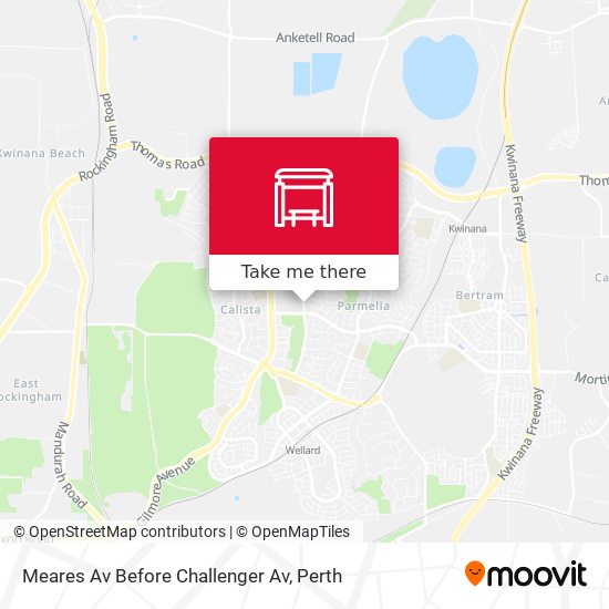 Meares Av Before Challenger Av map