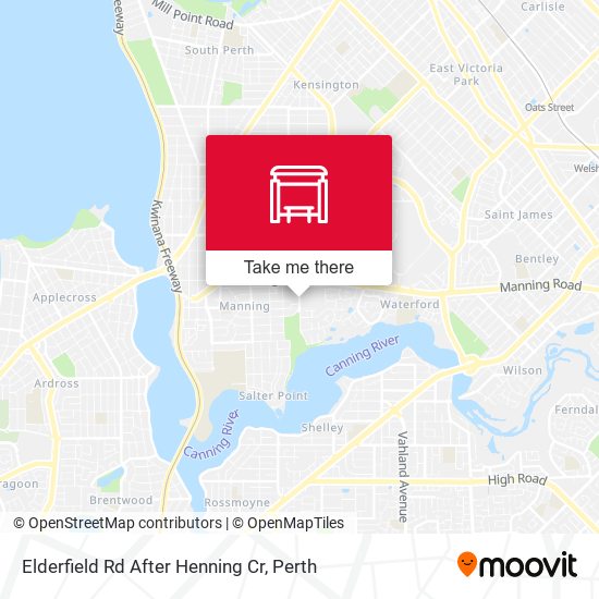 Elderfield Rd After Henning Cr map