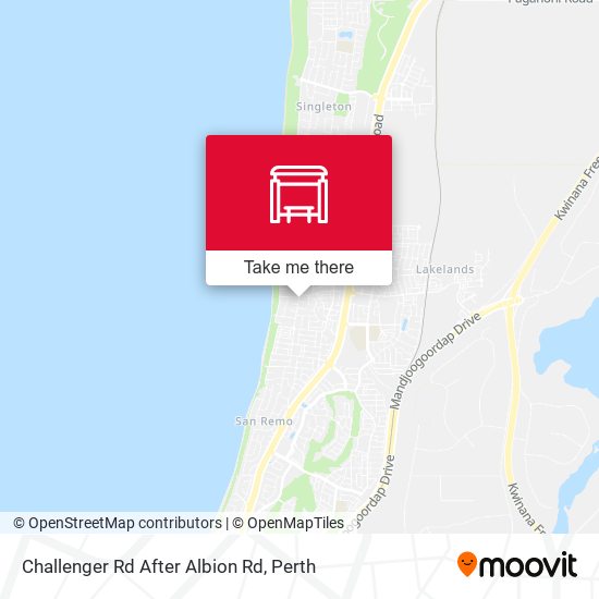 Challenger Rd After Albion Rd map