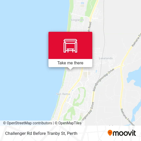 Mapa Challenger Rd Before Tranby St