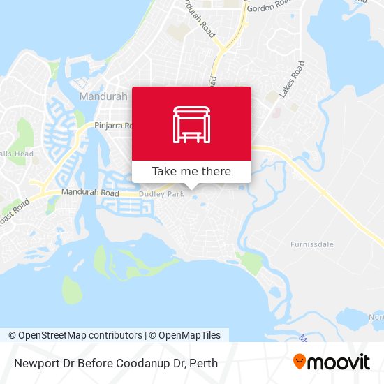 Newport Dr Before Coodanup Dr map