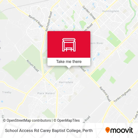 Mapa School Access Rd Carey Baptist College