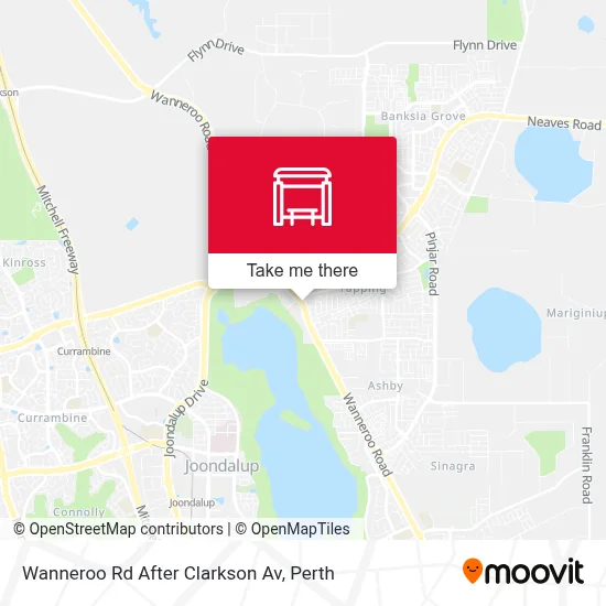 Mapa Wanneroo Rd After Clarkson Av