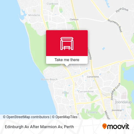 Mapa Edinburgh Av After Marmion Av