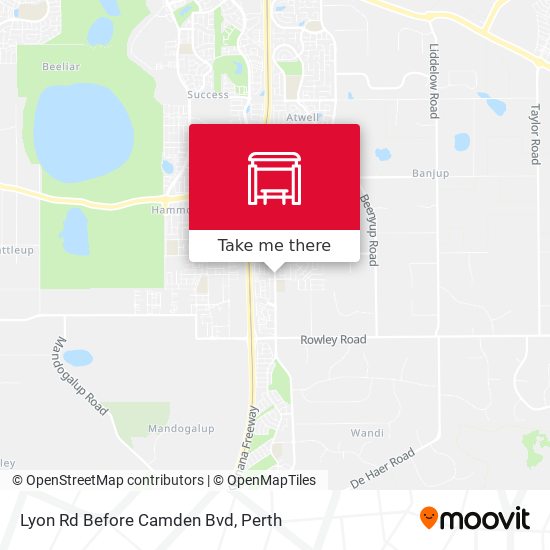 Lyon Rd Before Camden Bvd map