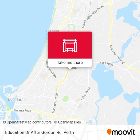 Mapa Education Dr After Gordon Rd