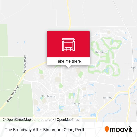 The Broadway   After Birchmore Gdns map