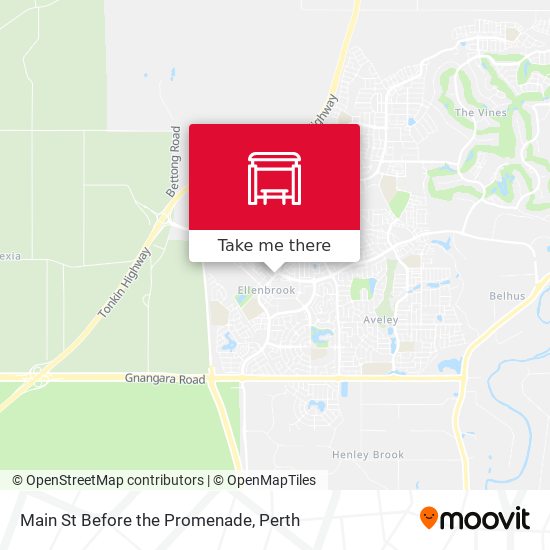 Main St Before the Promenade map