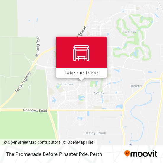 The Promenade   Before Pinaster Pde map