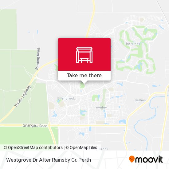 Westgrove Dr After Rainsby Cr map
