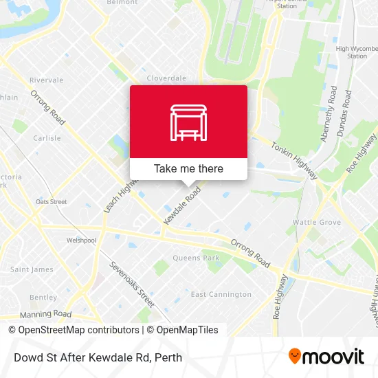 Mapa Dowd St After Kewdale Rd