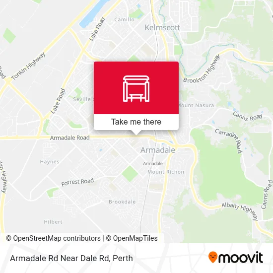 Mapa Armadale Rd Near Dale Rd