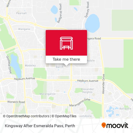 Kingsway   After Esmeralda Pass map