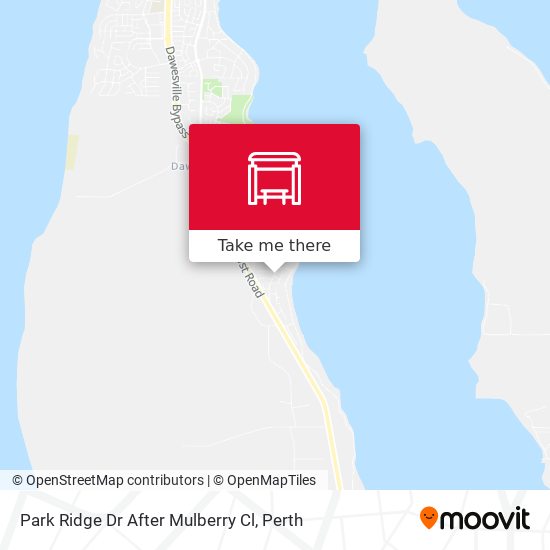 Park Ridge Dr After Mulberry Cl map