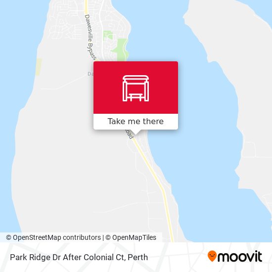 Park Ridge Dr After Colonial Ct map