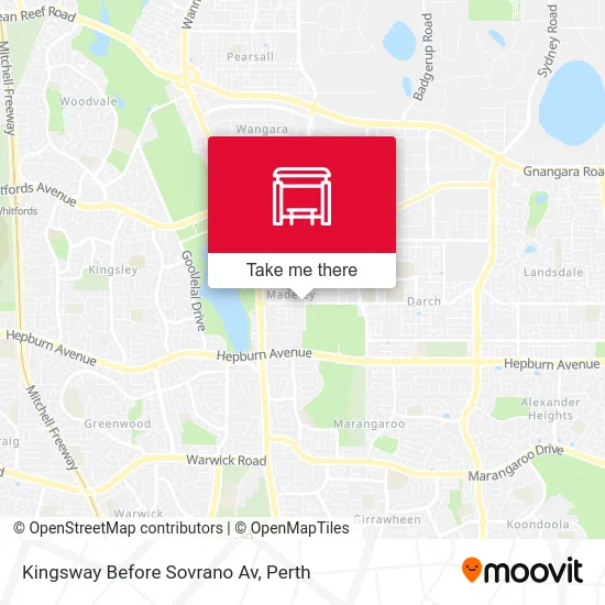 Mapa Kingsway   Before Sovrano Av