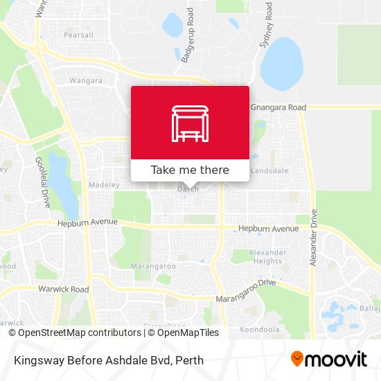 Kingsway   Before Ashdale Bvd map