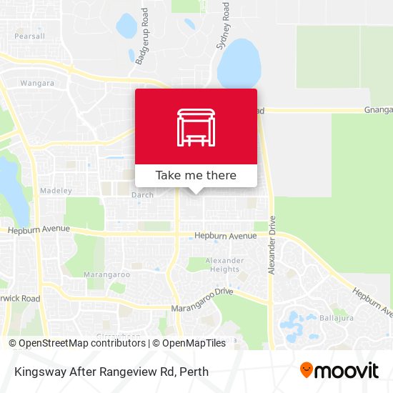 Kingsway   After Rangeview Rd map