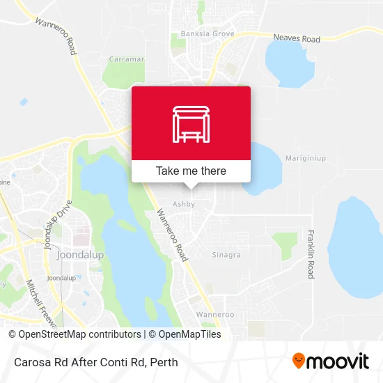 Mapa Carosa Rd After Conti Rd