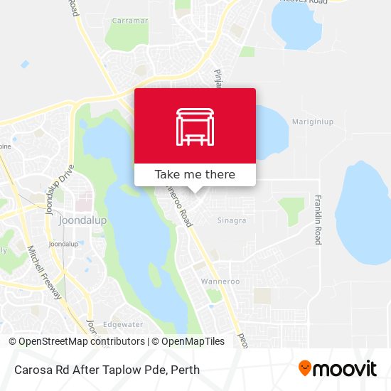 Carosa Rd After Taplow Pde map