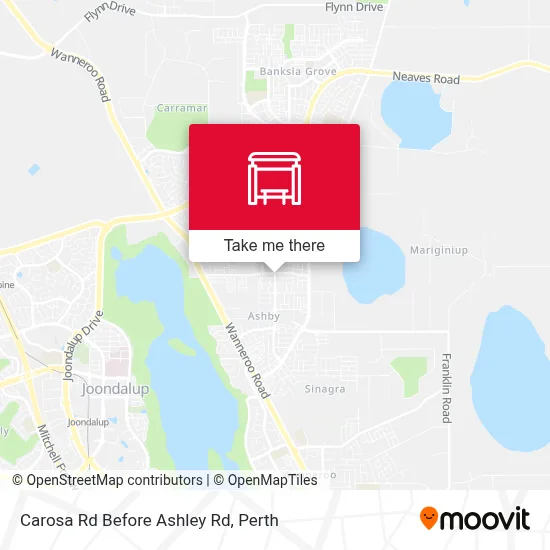 Mapa Carosa Rd Before Ashley Rd