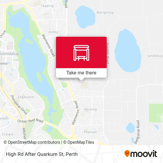 Mapa High Rd After Quarkum St