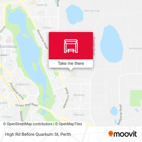 Mapa High Rd Before Quarkum St