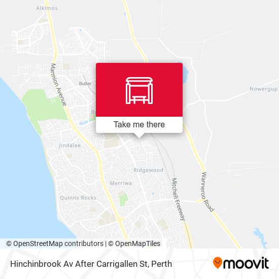 Hinchinbrook Av After Carrigallen St map