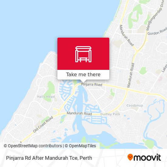 Pinjarra Rd After Mandurah Tce map