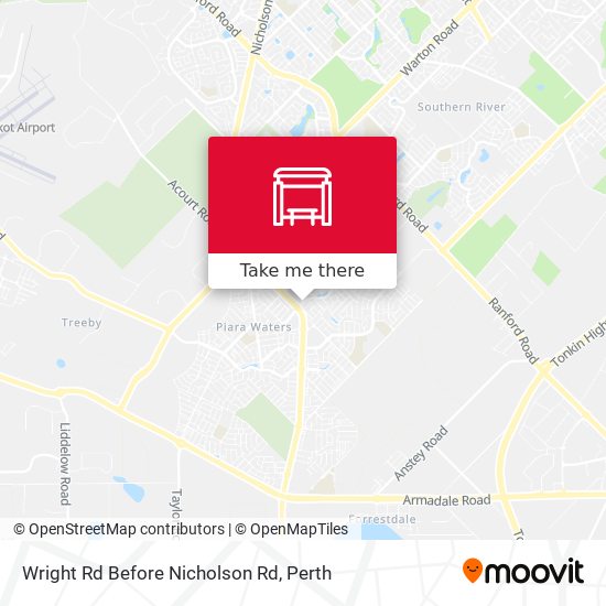 Wright Rd Before Nicholson Rd map