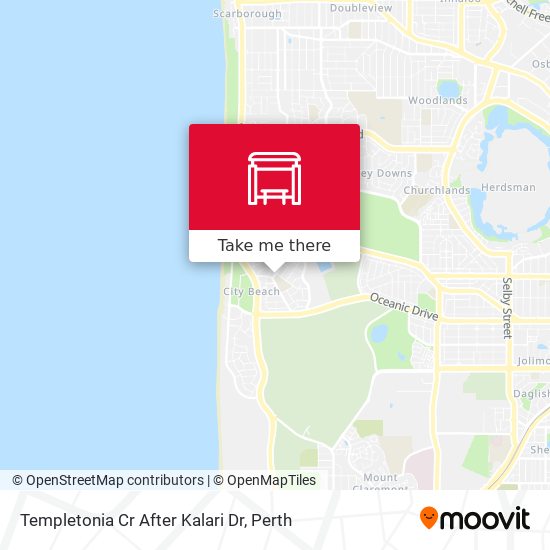 Templetonia Cr After Kalari Dr map
