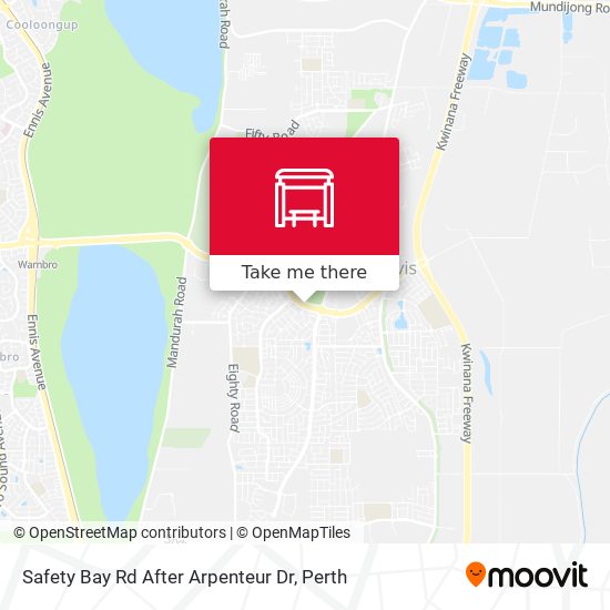 Safety Bay Rd After Arpenteur Dr map