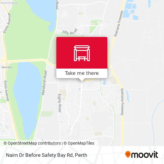 Nairn Dr Before Safety Bay Rd map