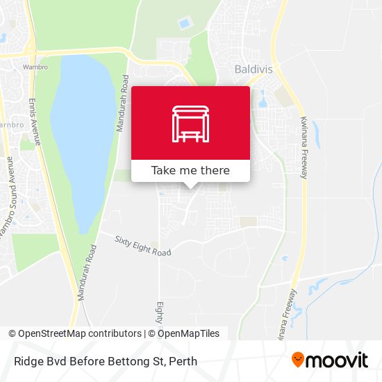 Ridge Bvd Before Bettong St map