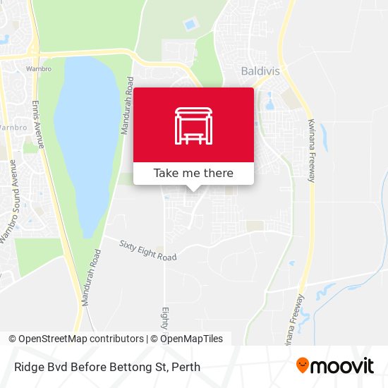 Ridge Bvd Before Bettong St map