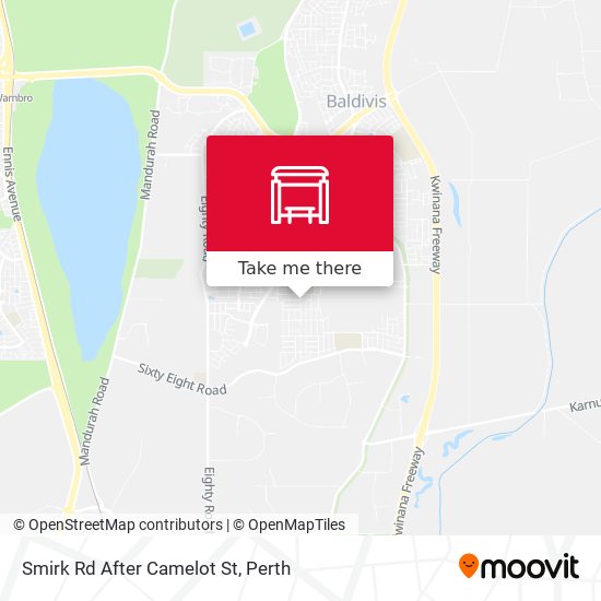 Smirk Rd After Camelot St map
