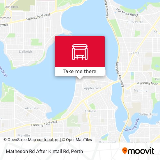 Matheson Rd After Kintail Rd map