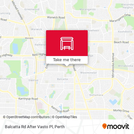 Balcatta Rd After Vasto Pl map