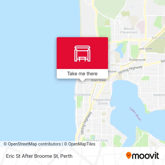 Mapa Eric St After Broome St