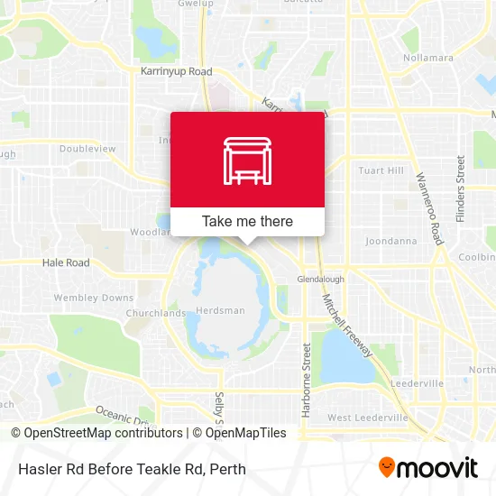 Mapa Hasler Rd Before Teakle Rd