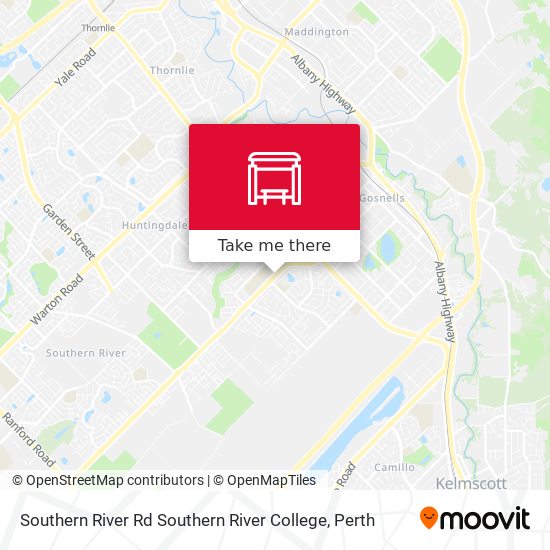 Mapa Southern River Rd Southern River College