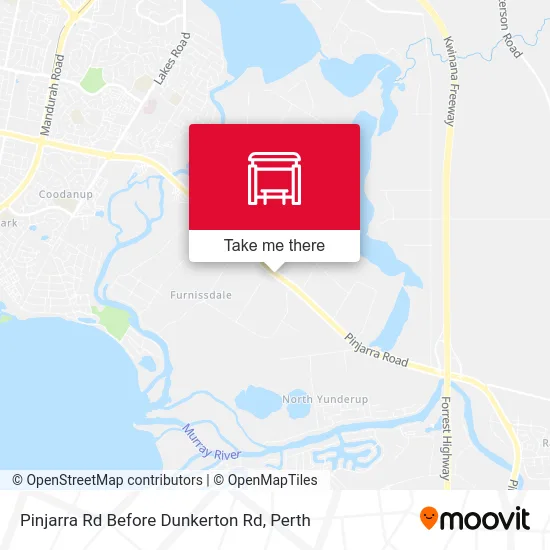 Mapa Pinjarra Rd Before Dunkerton Rd