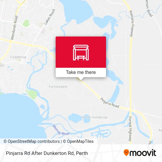 Mapa Pinjarra Rd After Dunkerton Rd