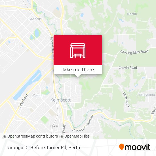 Taronga Dr Before Turner Rd map