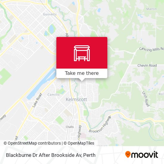 Blackburne Dr After Brookside Av map
