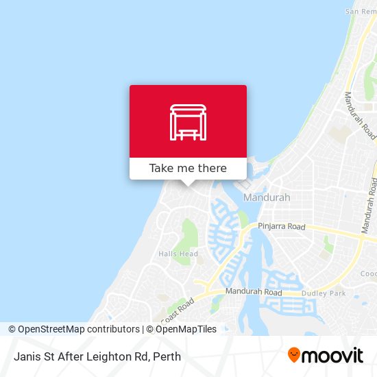 Janis St After Leighton Rd map