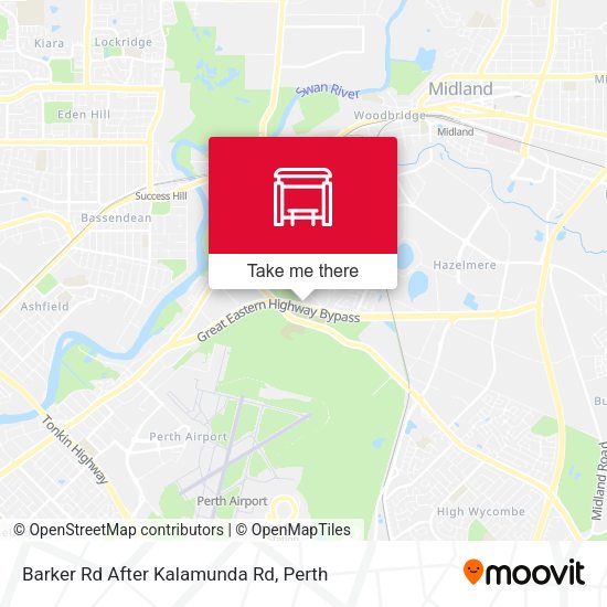 Barker Rd After Kalamunda Rd map