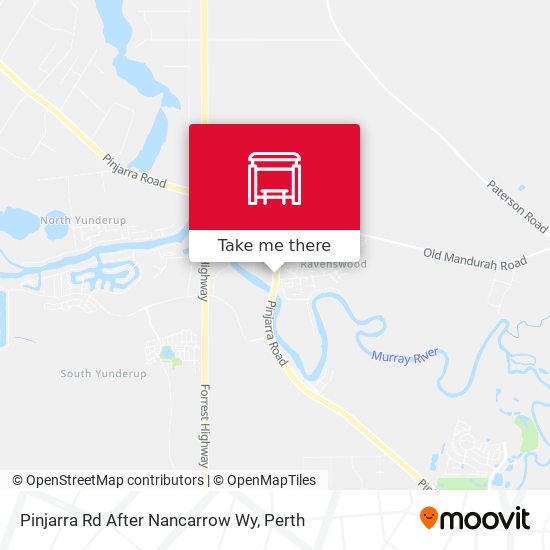 Pinjarra Rd After Nancarrow Wy map