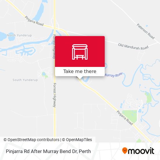 Pinjarra Rd After Murray Bend Dr map